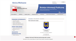 Desktop Screenshot of bip.wieliszew.pl