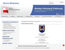 Tablet Screenshot of bip.wieliszew.pl